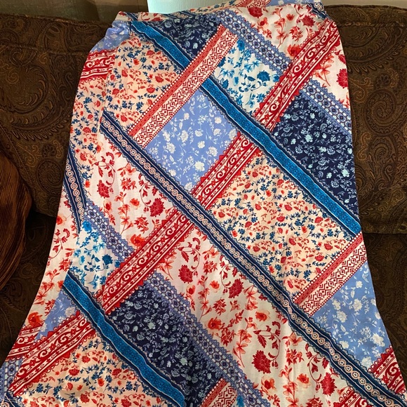 Floral Knee Length Skirt - Picture 1 of 1